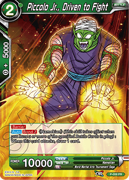 Piccolo Jr., Driven to Fight