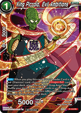 King Piccolo, Evil Ambitions