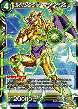 Nuova Shenron, Unwavering Conviction