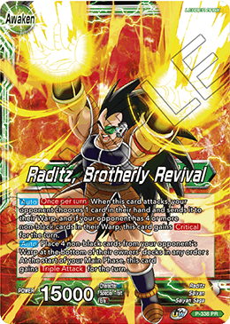 Raditz, Brotherly Revival