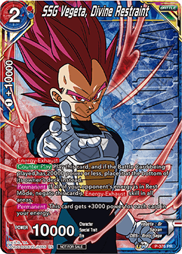 SSG Vegeta, Divine Restraint