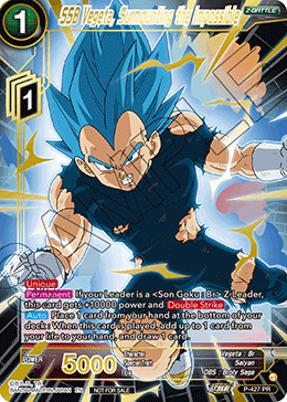 SSB Vegeta, Surmounting the Impossible