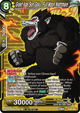 Great Ape Son Goku, Full Moon Nightmare