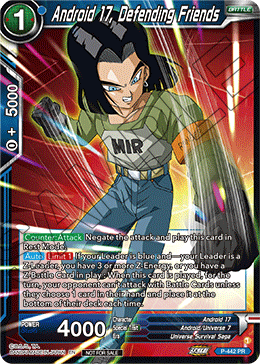 Android 17, Defending Friends