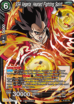 SS4 Vegeta, Heated Fighting Spirit