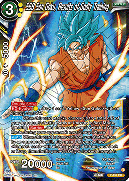 SSB Son Goku, Results of Godly Training