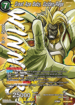 Great Ape Baby, Golden Rage