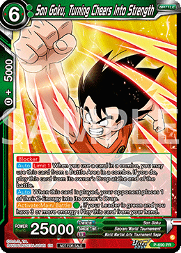 Son Goku, Turning Cheers Into Strength