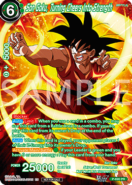 Son Goku, Turning Cheers Into Strength