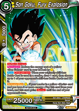 Son Goku, Fury Explosion