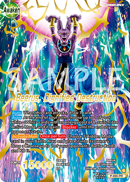 Beerus, Dignified Destruction