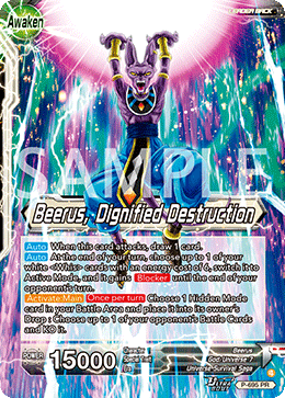 Beerus, Dignified Destruction