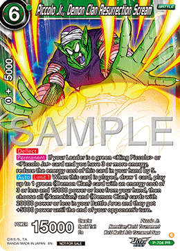 Piccolo Jr., Demon Clan Resurrection Scream