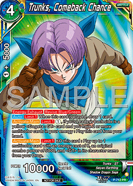 Trunks, Comeback Chance