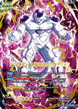Frieza, Unwavering Pride