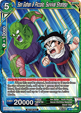 Son Gohan & Piccolo, Survival Strategy