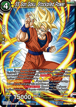 SS Son Goku, Stockpiled Power