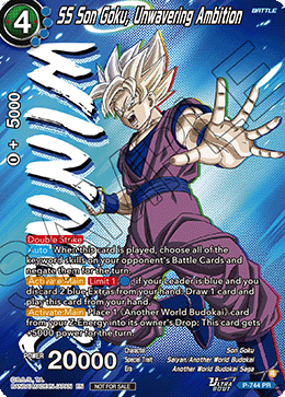 SS Son Goku, Unwavering Ambition