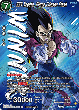 SS4 Vegeta, Fierce Crimson Flash