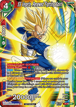 SS Vegeta, Renewed Fighting Spirit