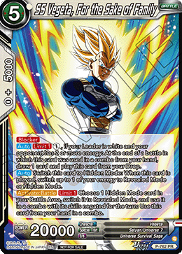 SS Vegeta, For the Sake of Family