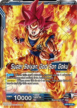 Super Saiyan God Son Goku