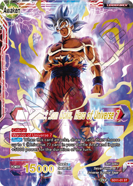 Ultra Instinct Son Goku, Hero of Universe 7