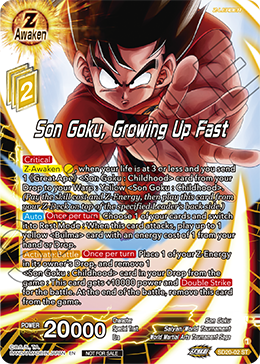 Son Goku, Growing Up Fast