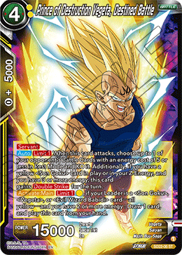 Prince of Destruction Vegeta, Destined Battle