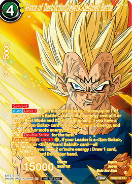 Prince of Destruction Vegeta, Destined Battle