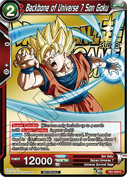 Dragon Ball Super TCG  Leader Set - The Tournament Of Power (TB01) – DBZ  Exchange