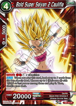 Bold Super Saiyan 2 Caulifla