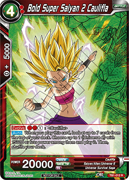 Bold Super Saiyan 2 Caulifla