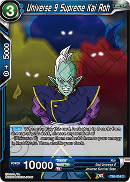 Universe 9 Supreme Kai Roh