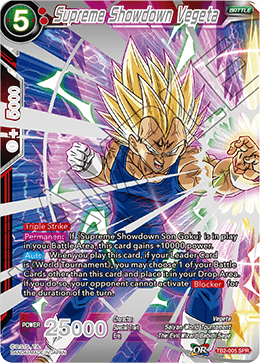 DBS TB2-030 R Oob, évaluation de force World Martial Arts Tournament C