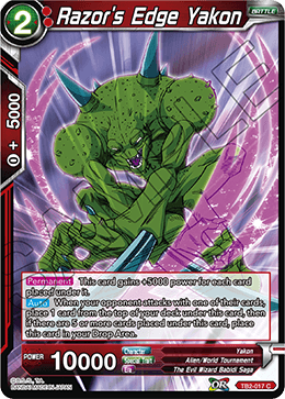 DBS TB2-030 R Oob, évaluation de force World Martial Arts Tournament C