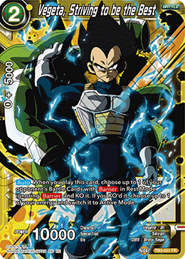 Vegeta, Striving to be the Best