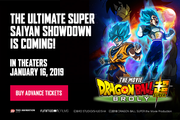 “Dragon Ball Super: Broly” will hit movie theater