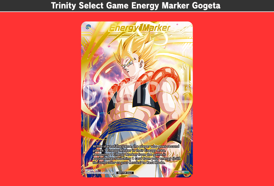 Trinity Select Game Energy Marker Gogeta