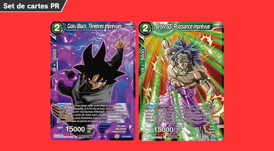 Set de cartes PR
tion Cartes ×1