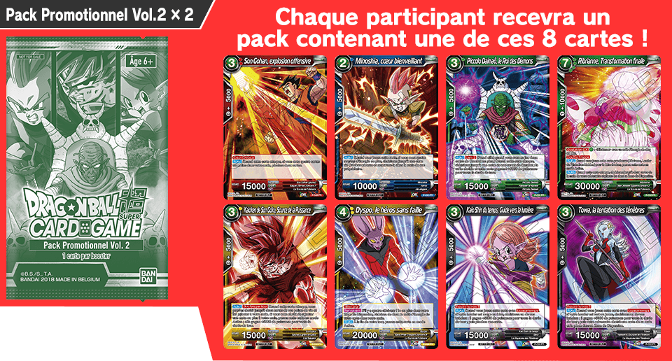 Chaque participant recevra un pack contenant une de ces 24 cartes !