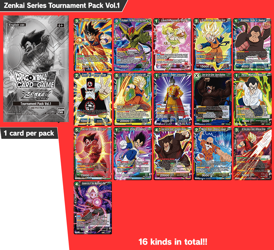 Zenkai Series Tournament Pack Vol.1