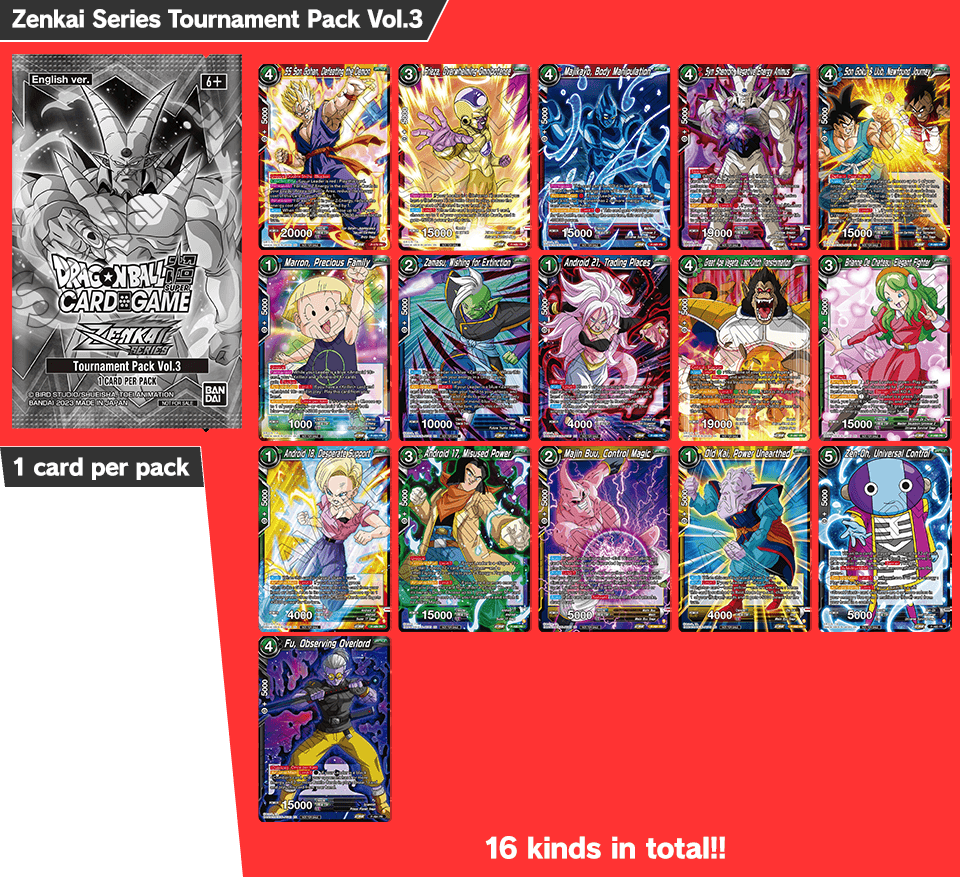 Zenkai Series Tournament Pack Vol.3