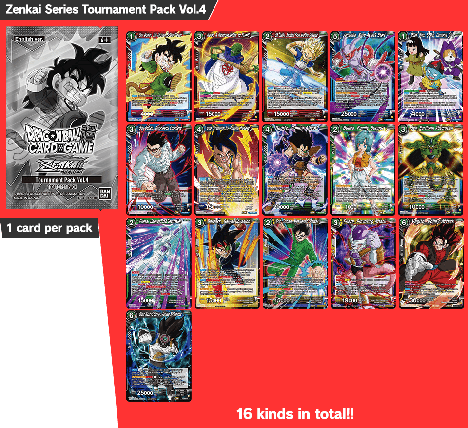 Zenkai Series Tournament Pack Vol.4