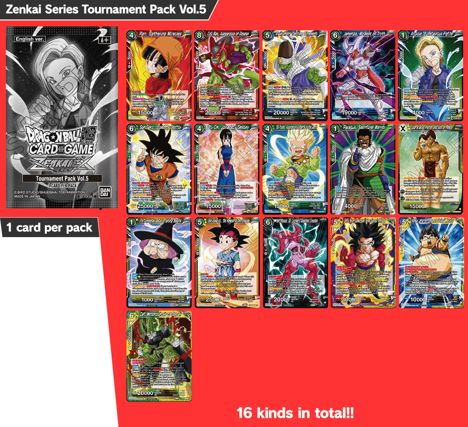 Zenkai Series Tournament Pack Vol.5