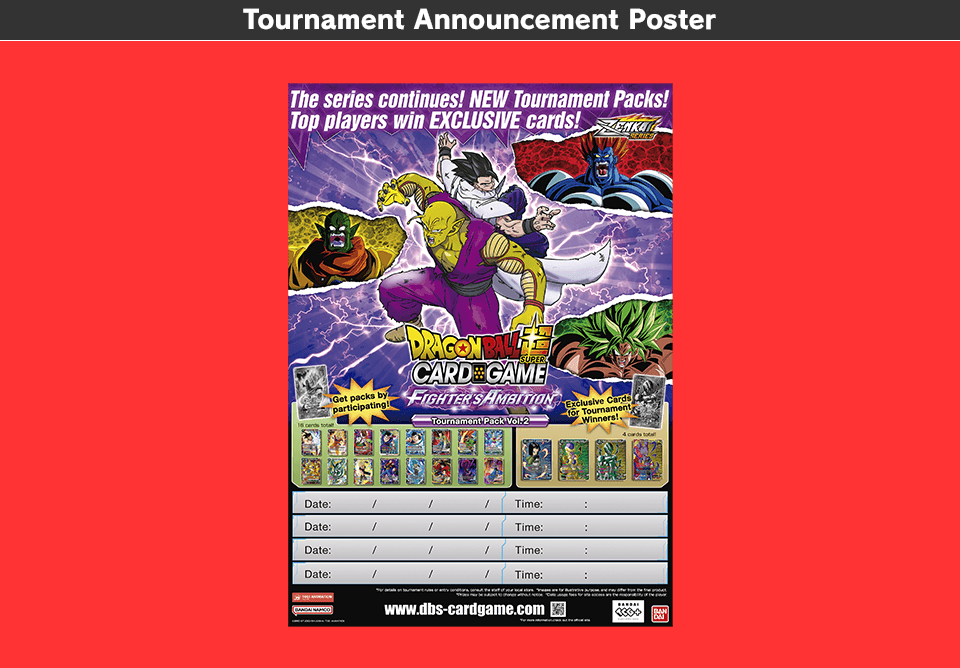 Tournament Announcement Poster