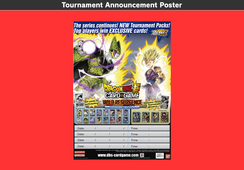 Tournament Announcement Poster