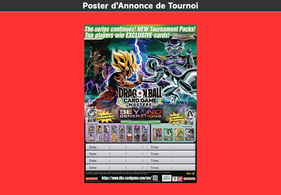 Poster d’Annonce de Tournoi