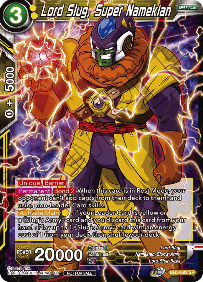 DRAGON BALL SUPER TCG: UNISON WARRIOR SERIES 6 - SAIYAN SHOWDOWN B15 -  BOOSTER PACK 