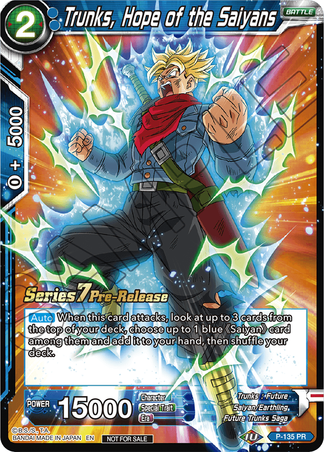 Series 7 Prerelease set【DBSB07】 product DRAGON BALL SUPER CARD GAME
